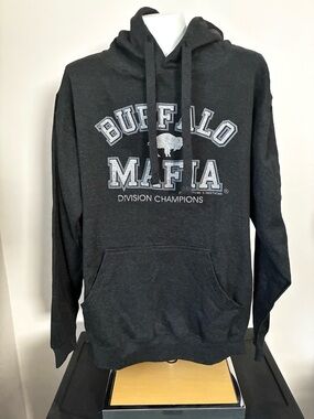 Mill Tex Buffalo Bills Mafia Hoodie Size Large